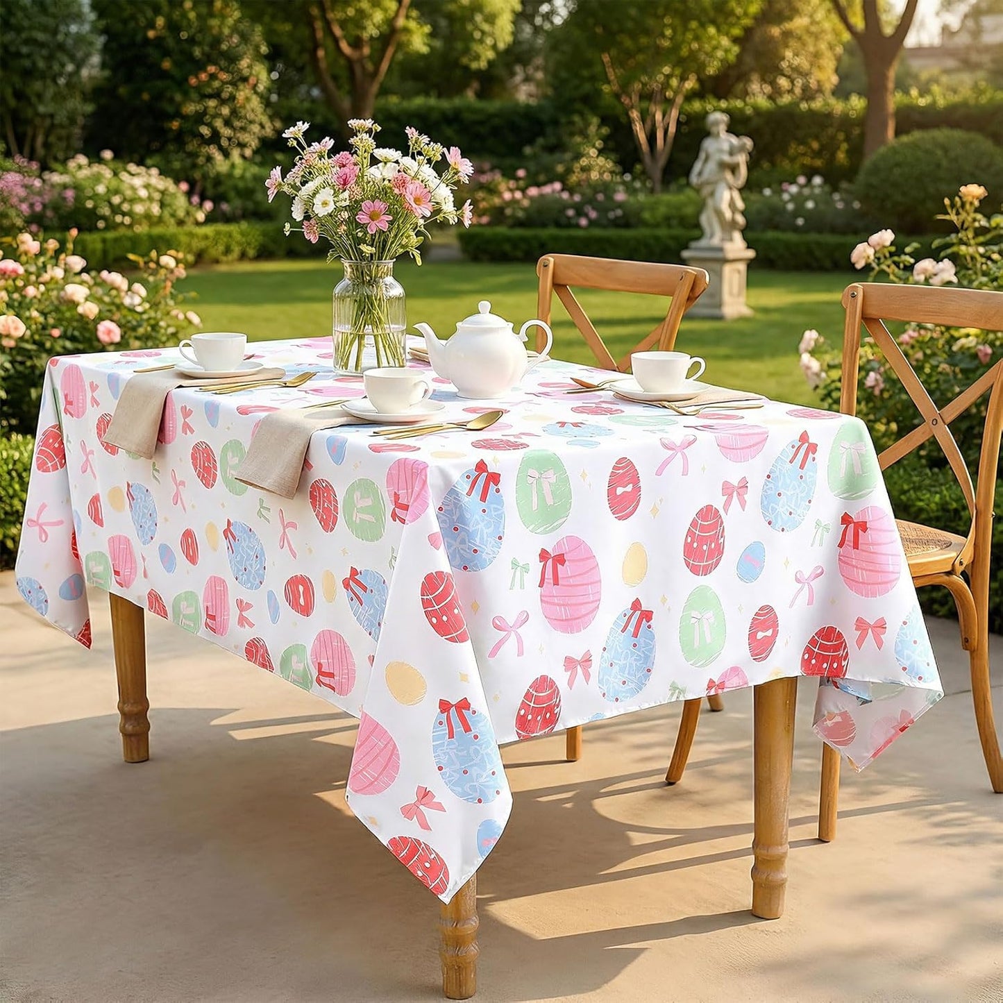 Mantel rectangular impermeable 57x84pulg decoración fiestas