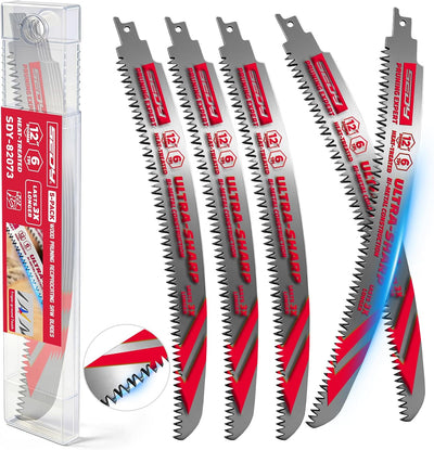 Set 5 Hojas Sierra Recíproca 12pulg Arco Madera