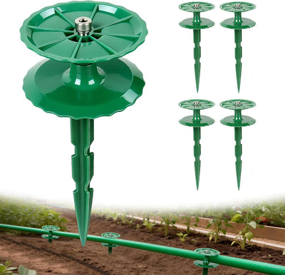 4 Estacas Guía Manguera Jardín 10pulg Plástico Resistente