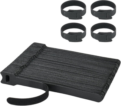 100 Bridas Reutilizables Negro 6pulg Organizador Cables