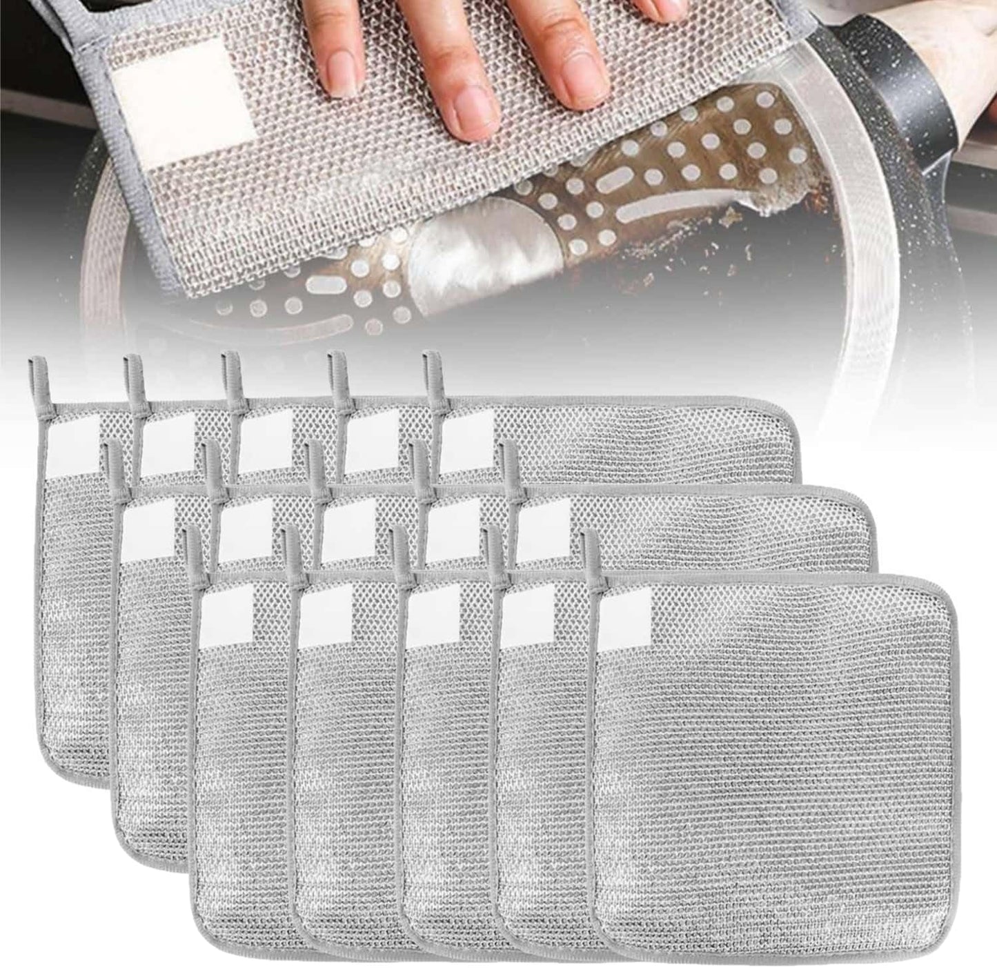 Trapos alambre multiusos para lavar platos y encimeras 15uds