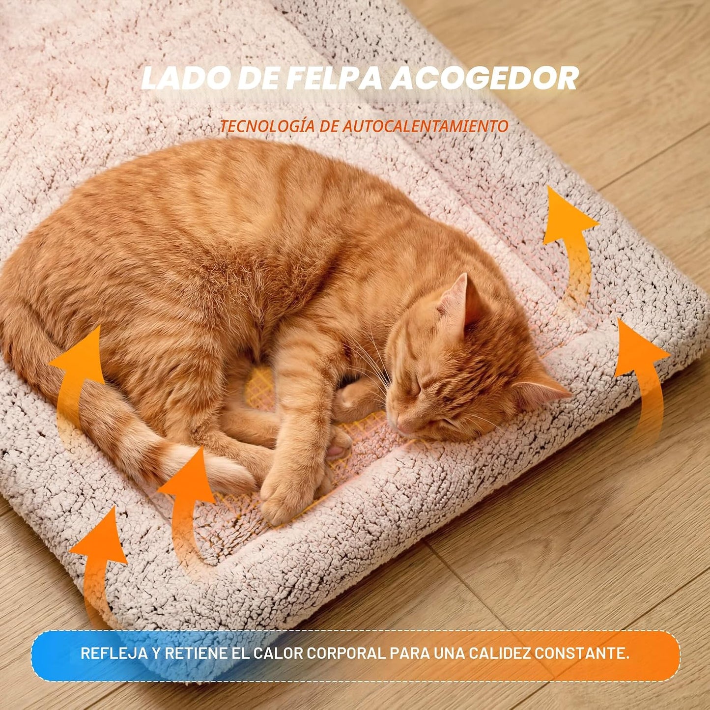 Almohadilla cálida y refrescante para gatos y perros 18"