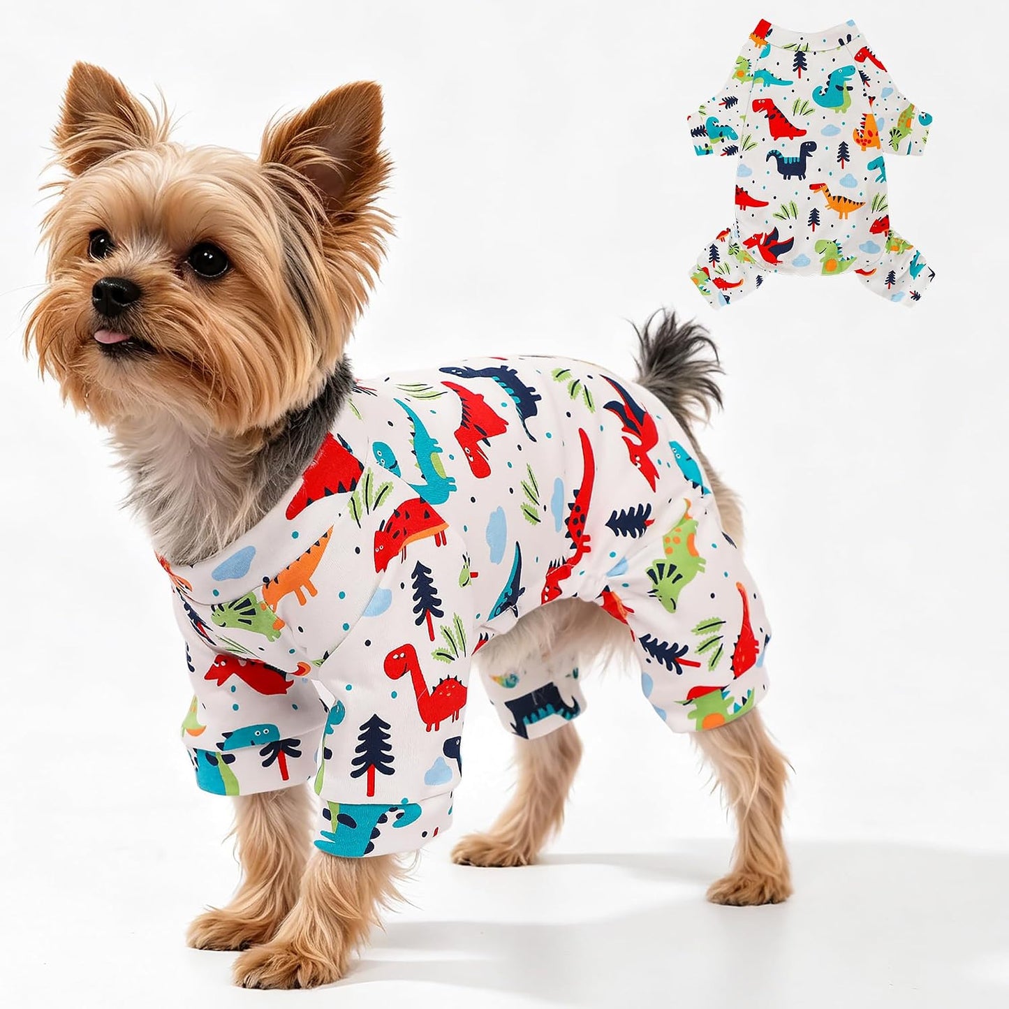 Pijamas perros 100% algodón elásticos transpirables extra pequeño