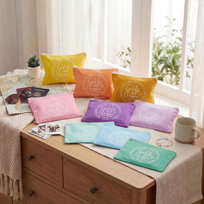 9 Pzas Bolsas Maquillaje Regalo Mujer Boda Día Madre