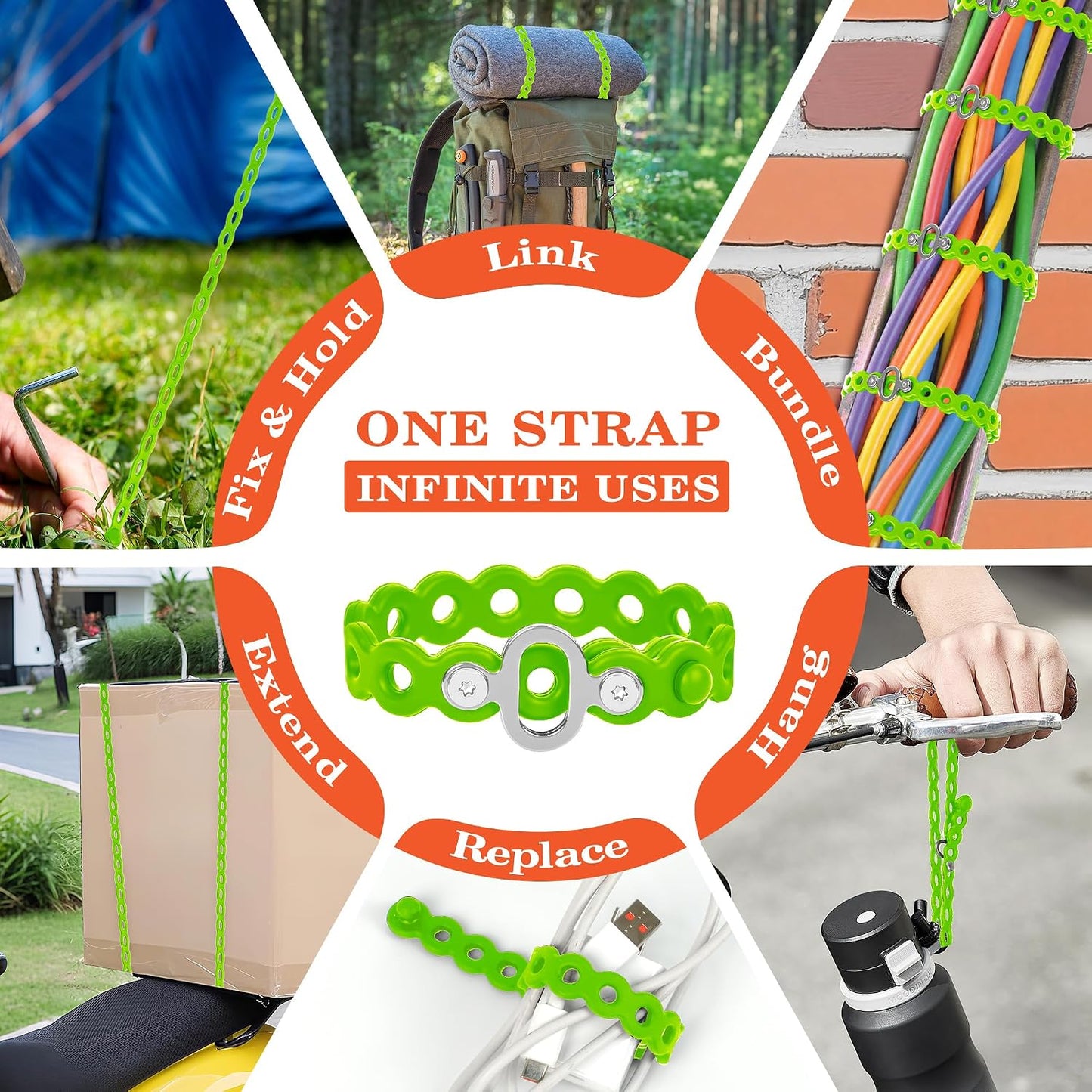Set 4 correas modulares multifuncionales para aventura