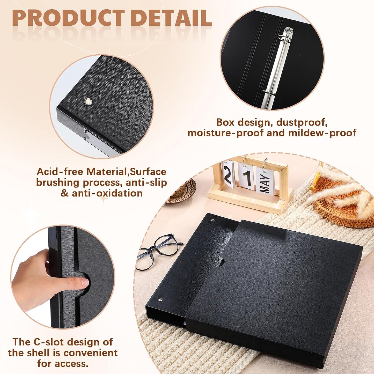 2 Protectores Película Caja 3 Anillos 120/135mm