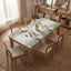 Mantel rectangular de primavera 72 x 30 pulgadas diseño floral beige lavable