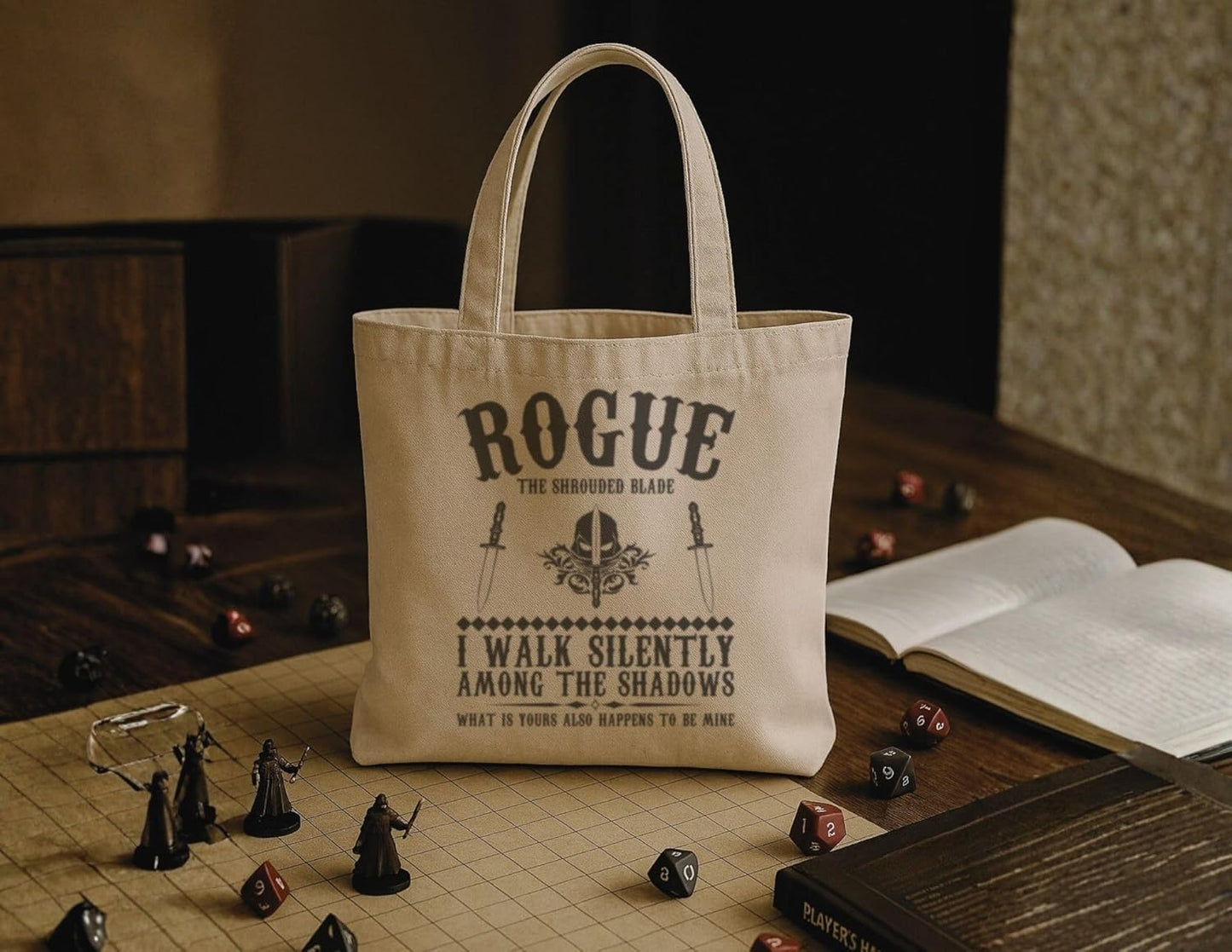 Bolsa de mano para jugador de TTRPG y juegos de rol de mesa