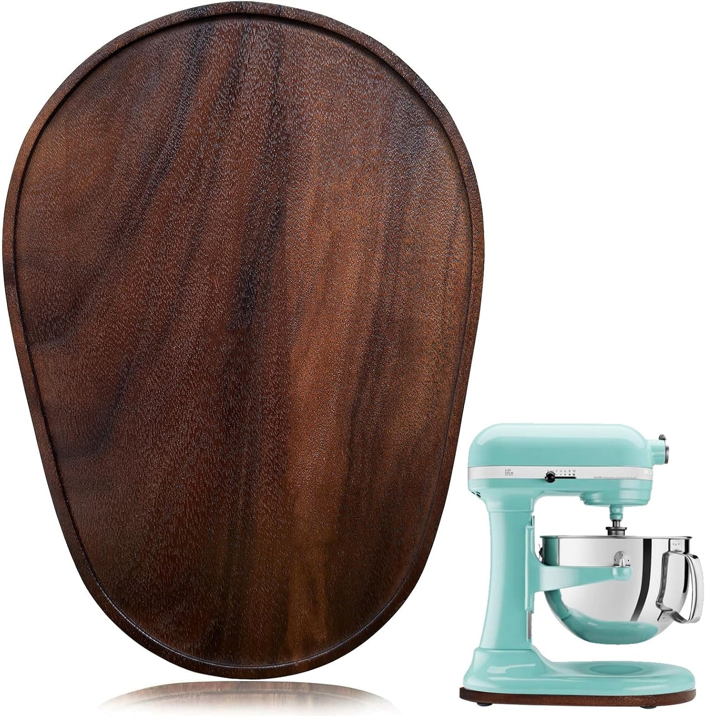 Alfombrilla nogal para mezcladora KitchenAid 5-8qt