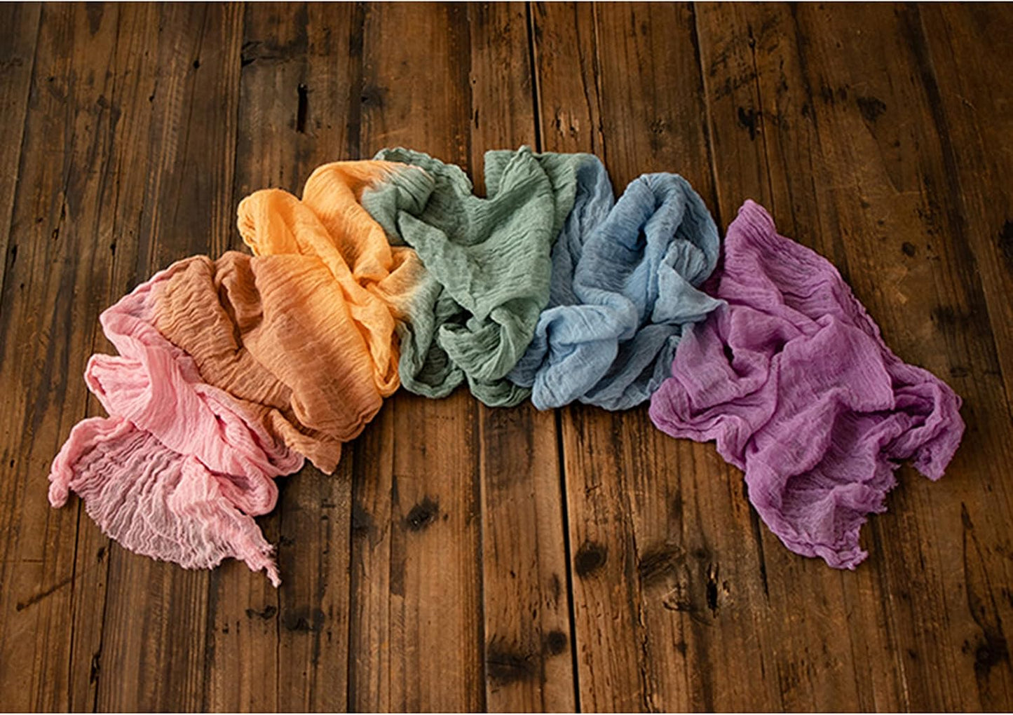 Envoltura bebé para fotos manta arco iris rosa