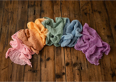 Envoltura bebé para fotos manta arco iris rosa