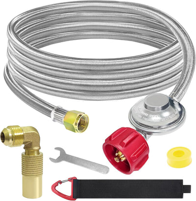 Regulador propano manguera 12ft para tanque 20lb parrilla