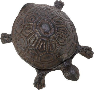 Ocultador llaves hierro fundido decoración jardín tortuga