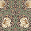 Papel tapiz floral vintage William Morris despegable 17.7x118pulg