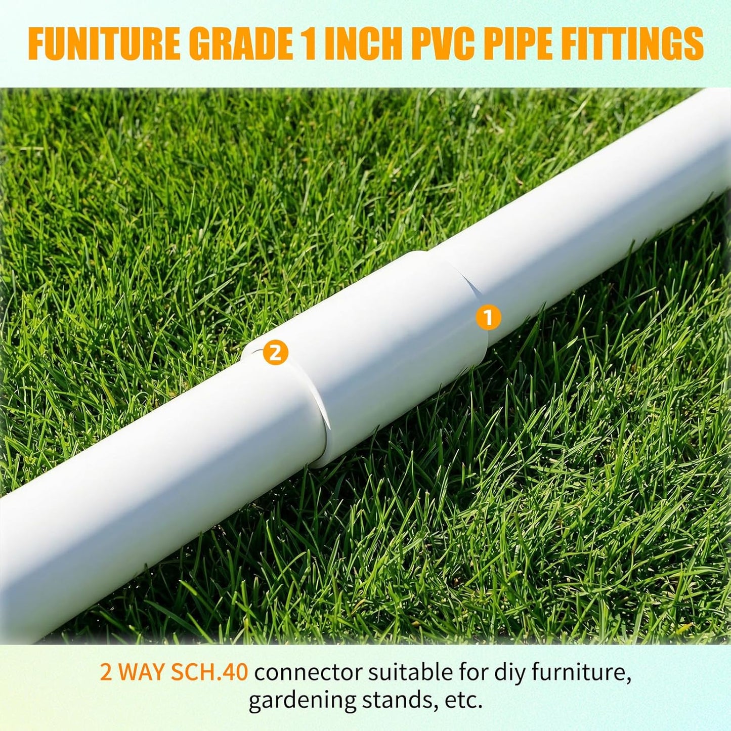 Conector codo PVC salida lateral para muebles y cobertizos