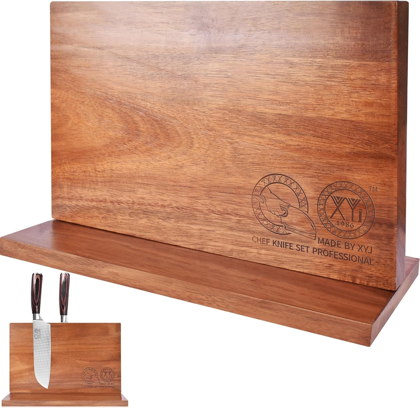 Set 13 Cuchillos Japoneses Acero Inox con Bloque Magnético