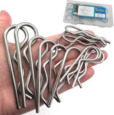 12 Pasadores Acero Inox Resistentes Clip R para Remolque