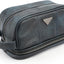 Neceser cuero para hombre color azul