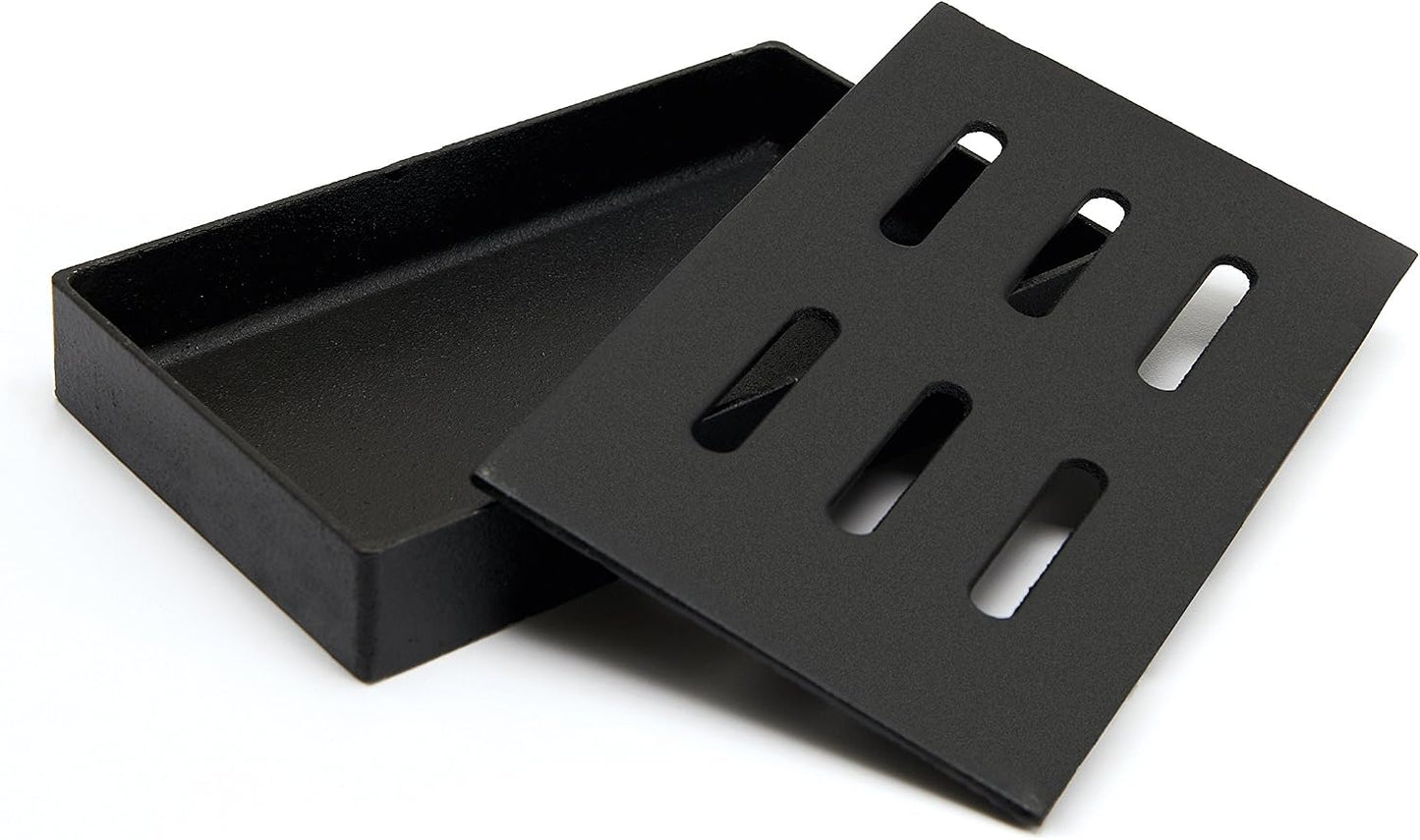 Caja ahumar hierro fundido negro 5x1.5x8pulg