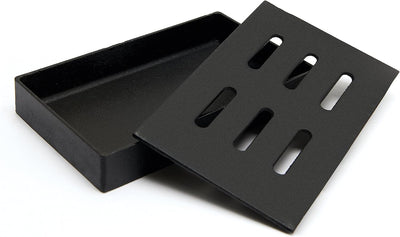 Caja ahumar hierro fundido negro 5x1.5x8pulg