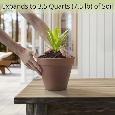 Tierra de coco para macetas 3.5qt plantas interiores bonsái
