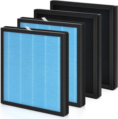 Filtro HEPA 3en1 para purificador ECOSELF HAP603 azul set 4