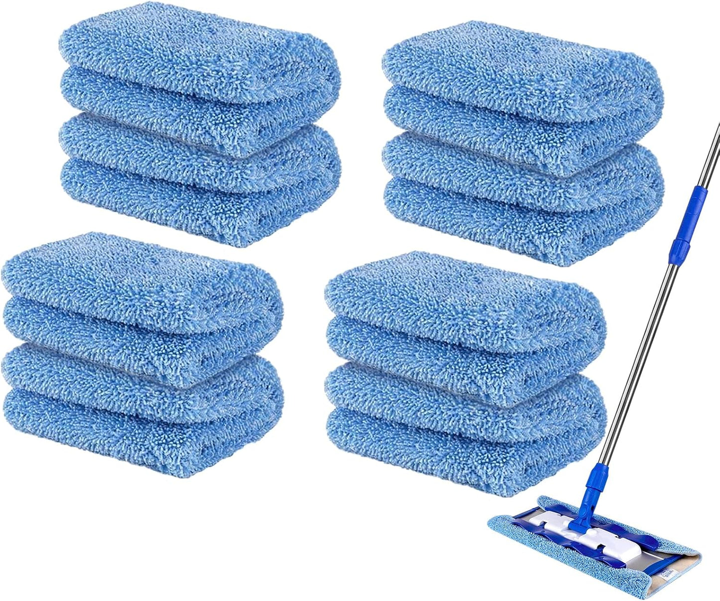 Almohadillas microfibra 16pulg repuesto MR.SIGA mopa 8pzas
