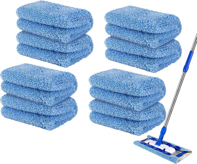 Almohadillas microfibra 16pulg repuesto MR.SIGA mopa 8pzas