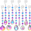 9 Atrapasoles Cristal 8'' Adornos Navidad Ventana