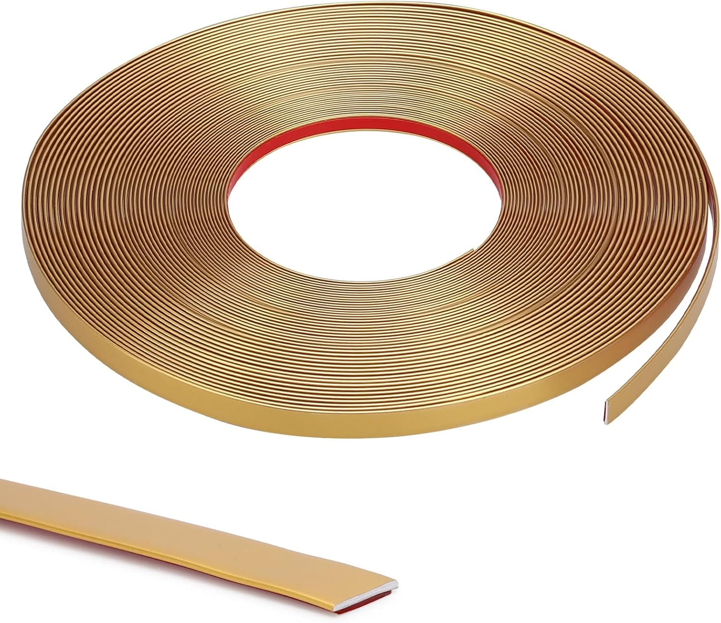 Cinta dorada autoadhesiva 0.25pulg 32pies para moldura y pared