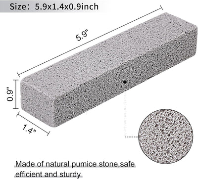 10 Pzas Piedra Pómez Limpieza Inodoro Bañera Cocina 5.9x1.4pulg