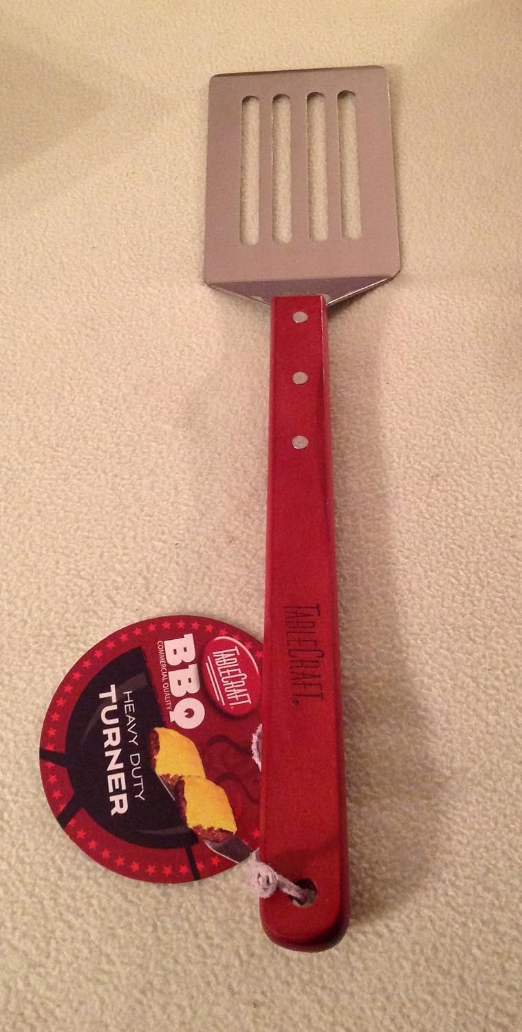 Barbacoa acero inox mango largo 19pulg color plateado