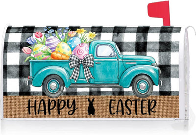 Funda Buzón Pascua Huevos Florales Magnética 21x18pulg