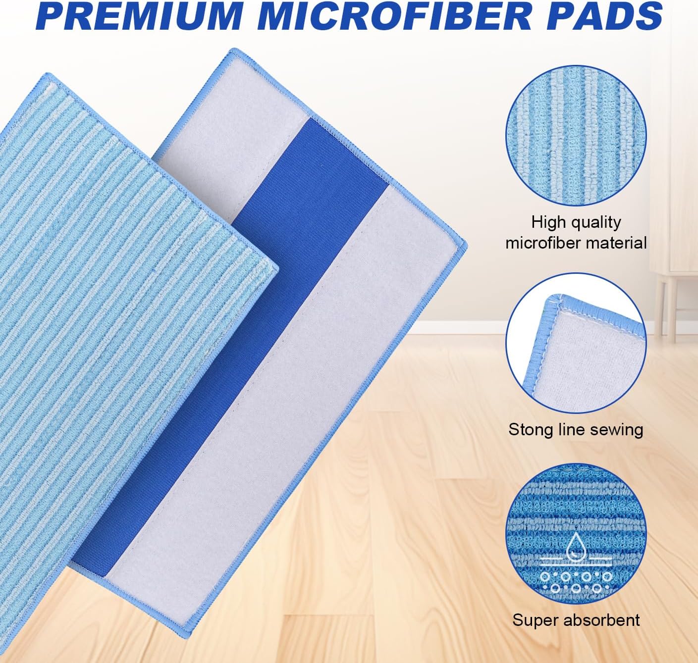 Almohadillas microfibra repuesto para vaporizador HAAN 3 Pzas
