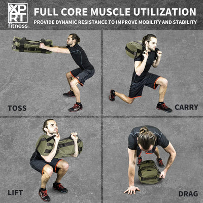 Bolsa arena entrenamiento resistente 7 asas verde