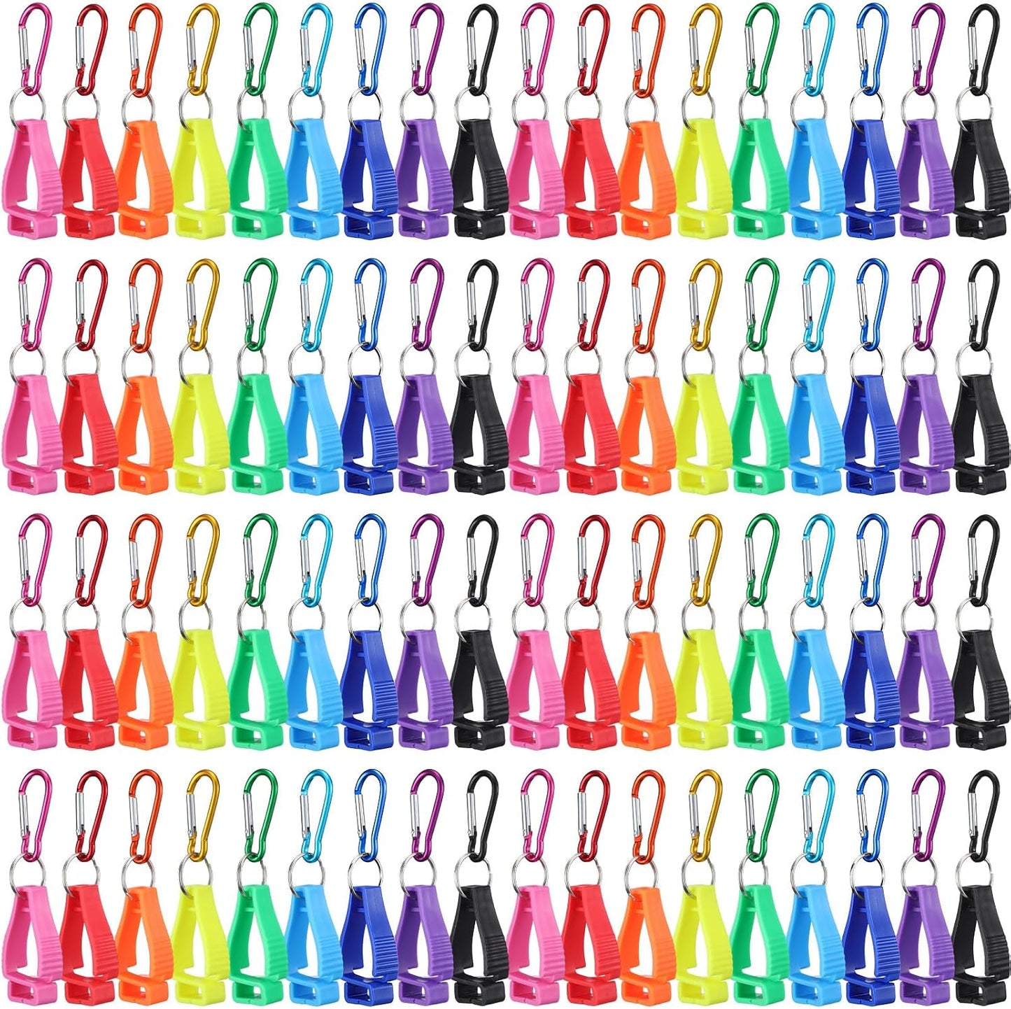 72 Clips Multicolores para Guantes y Cinturones Construcción