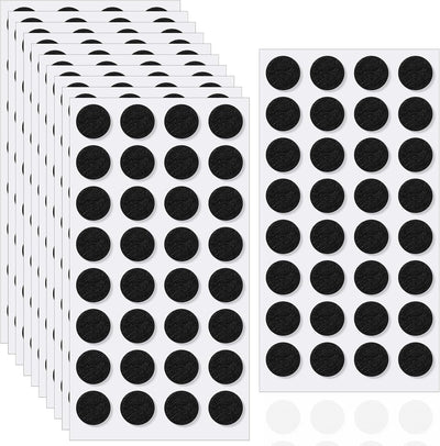 320 Almohadillas Fieltro 3/8pulg Adhesivas para Muebles Puerta