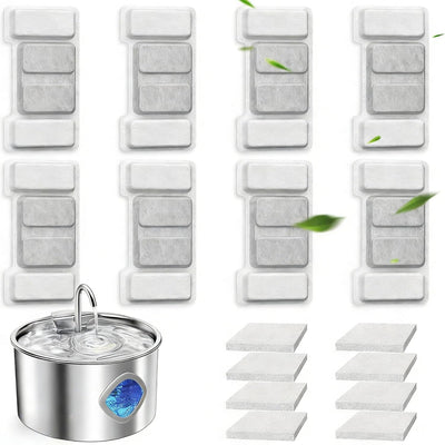 Filtro agua gato pack 8 esponjas dispensador 108oz