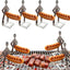 4 Pzas Soporte Hot Dogs Acero Inox Reutilizable