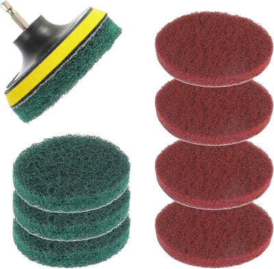 Juego cepillo taladro 4pulg almohadillas cocina baño