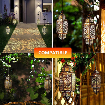 2 Pzas Repuesto Luz Solar Impermeable Decoración Jardín