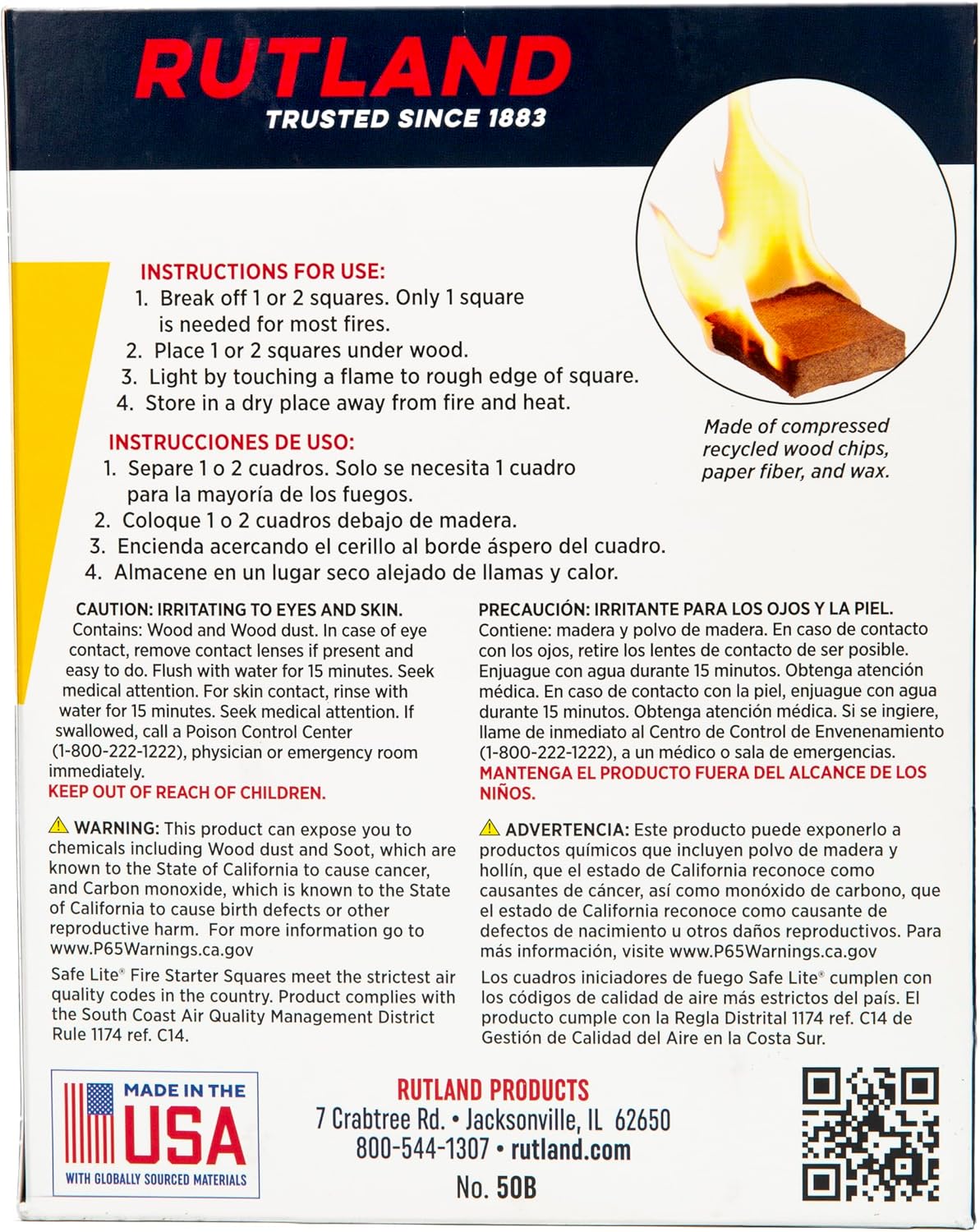 Iniciadores de carbón pesados para chimenea EE.UU.