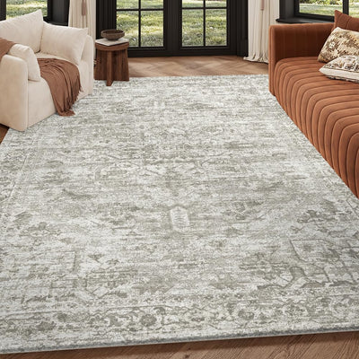 Alfombra lavable 6x9ft sala comedor antideslizante