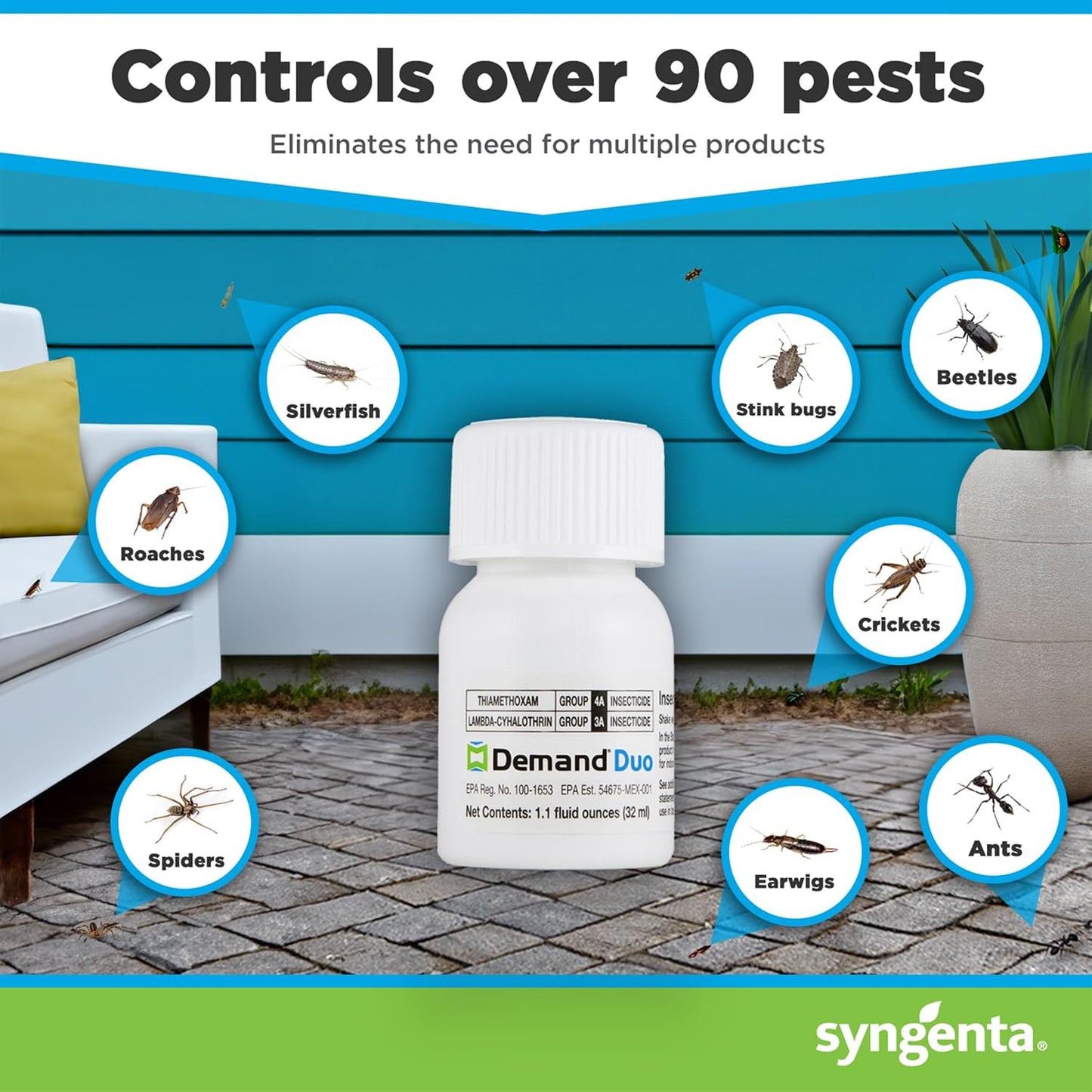 Pesticida Demand Duo 1 Unidad Blanco