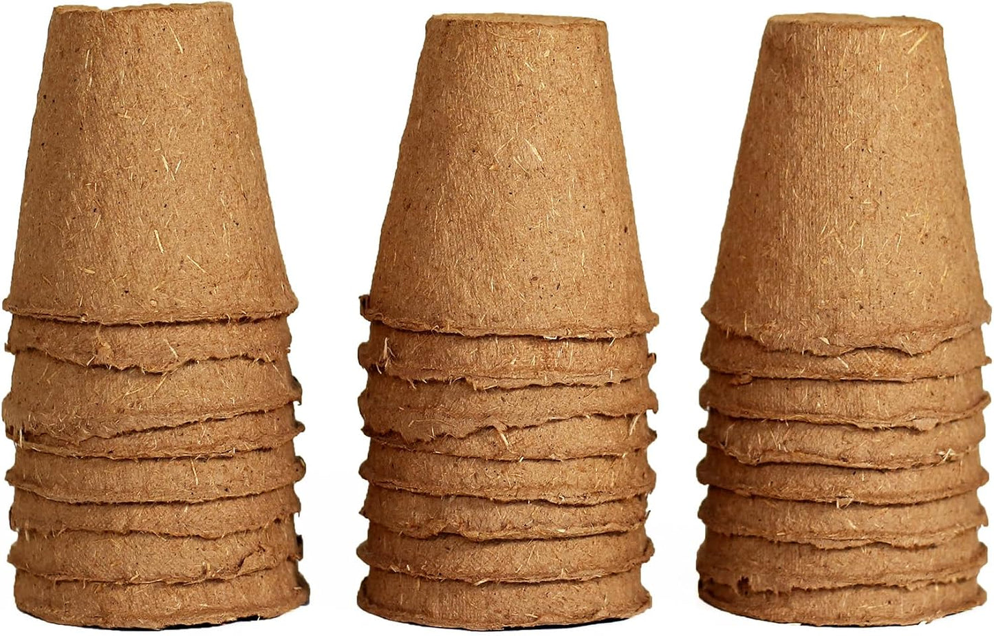 Macetas biodegradables 2pulg para hierbas y plántulas