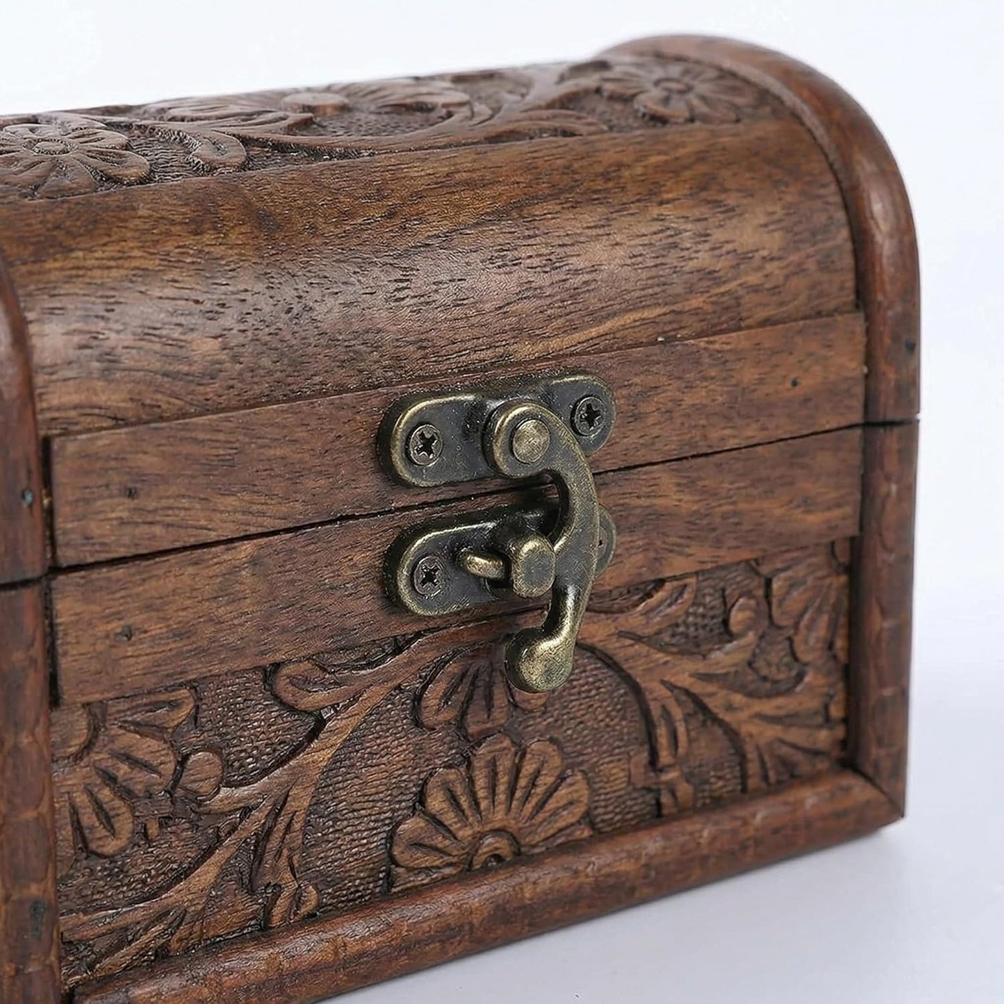 40 Bisagras Mini Caja Cerrojo Gancho Bronce Antiguo