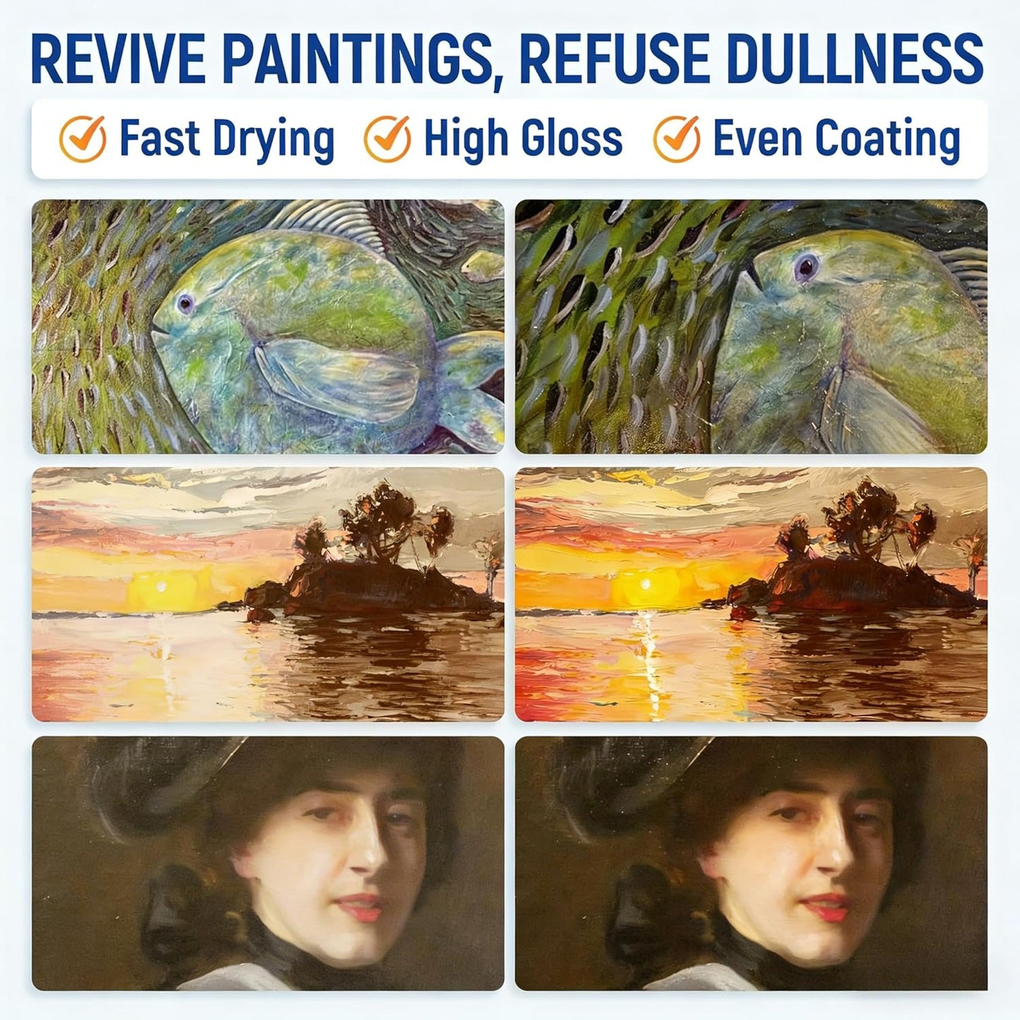 Barniz brillante acrílico para artistas profesional