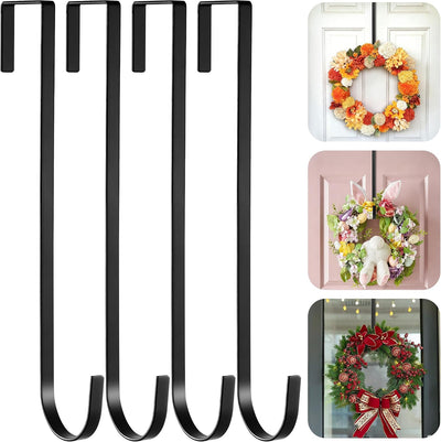 Ganchos metal para plantas colgantes puerta jardín