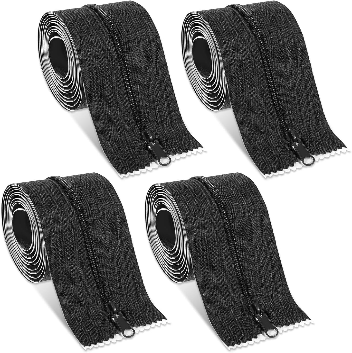 Cinta autoadhesiva puerta con cremallera 3x7pulg 4 rollos