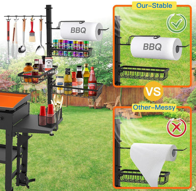 Organizador caddy plancha accesorios Blackstone para BBQ y picnic